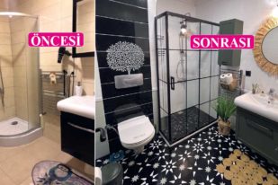 öncesi ve sonrası fotoğraflarla banyo-yenileme