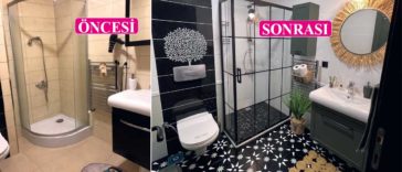 öncesi ve sonrası fotoğraflarla banyo-yenileme