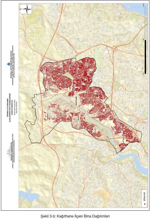 Kağıthane deprem risk haritası