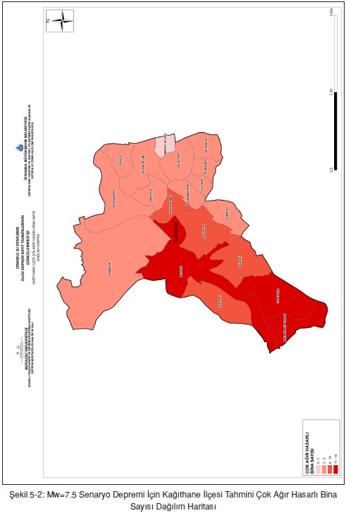 Kağıthane deprem risk haritası